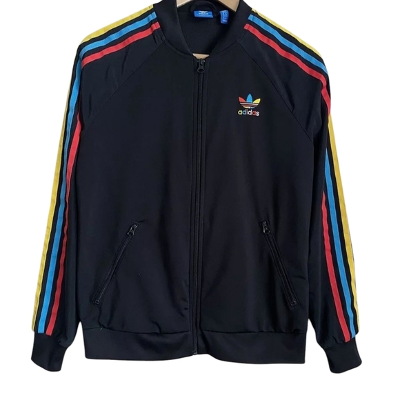 Adidas Women's Black Track Jacket - Picture 2 of 11